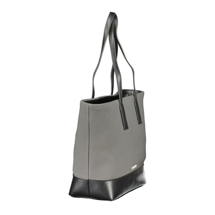 Valentino Nero Poliuretano Donna Shoulder Bag