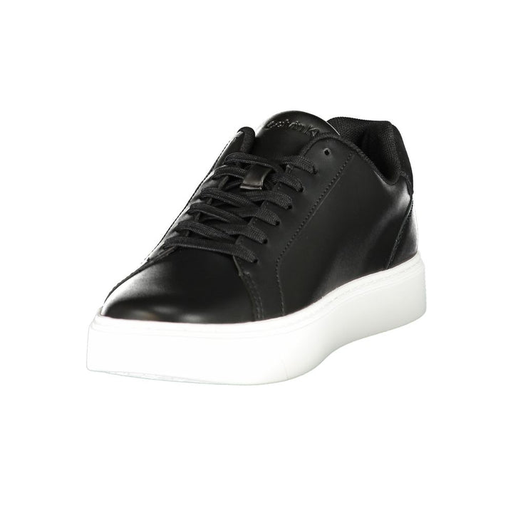Calvin Klein Black Polyurethane Men's Sneaker