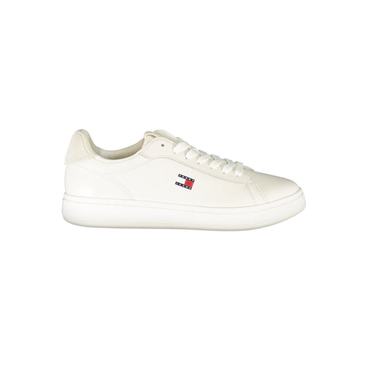 Tommy Hilfiger Bianco Polyurethane Women's Sneaker