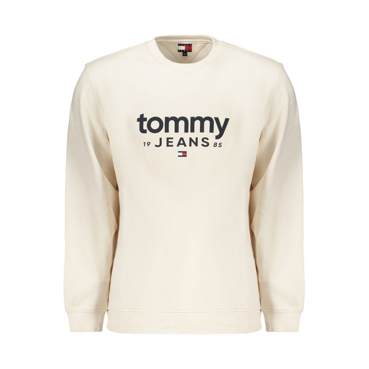 Tommy Hilfiger White Cotton Men's Sweatshirt