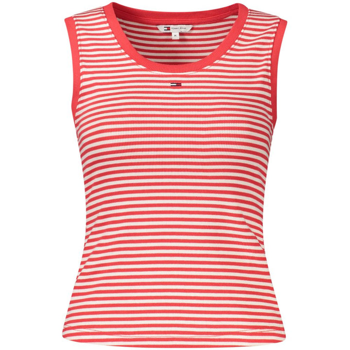 Tommy Hilfiger Red Cotton Women's Tank Top