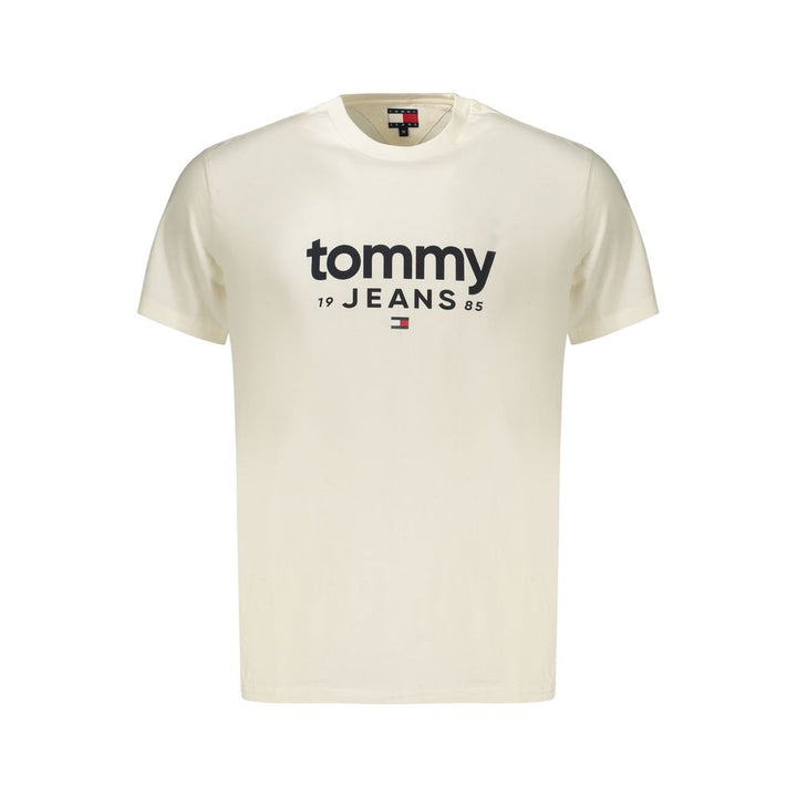 Tommy Hilfiger Bianco Cotton Men's T-Shirt