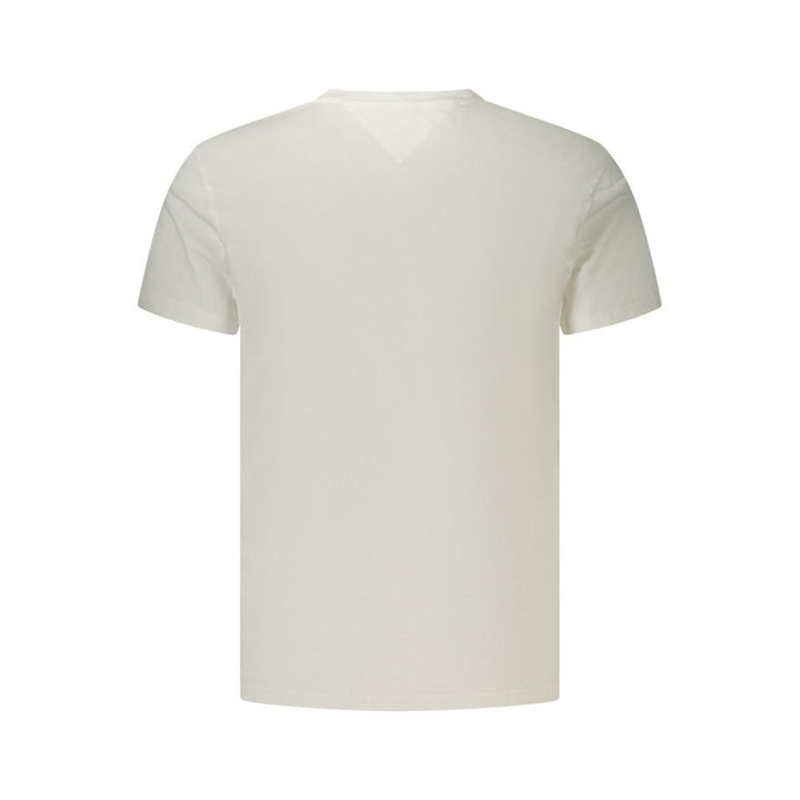Tommy Hilfiger Bianco Cotton Men's T-Shirt