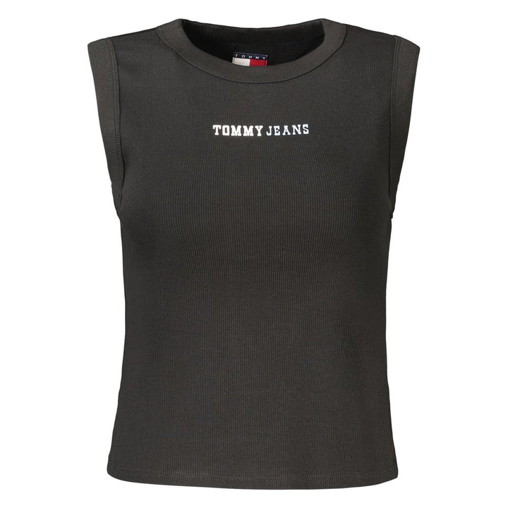 Tommy Hilfiger Black Cotton Women's Tank Top