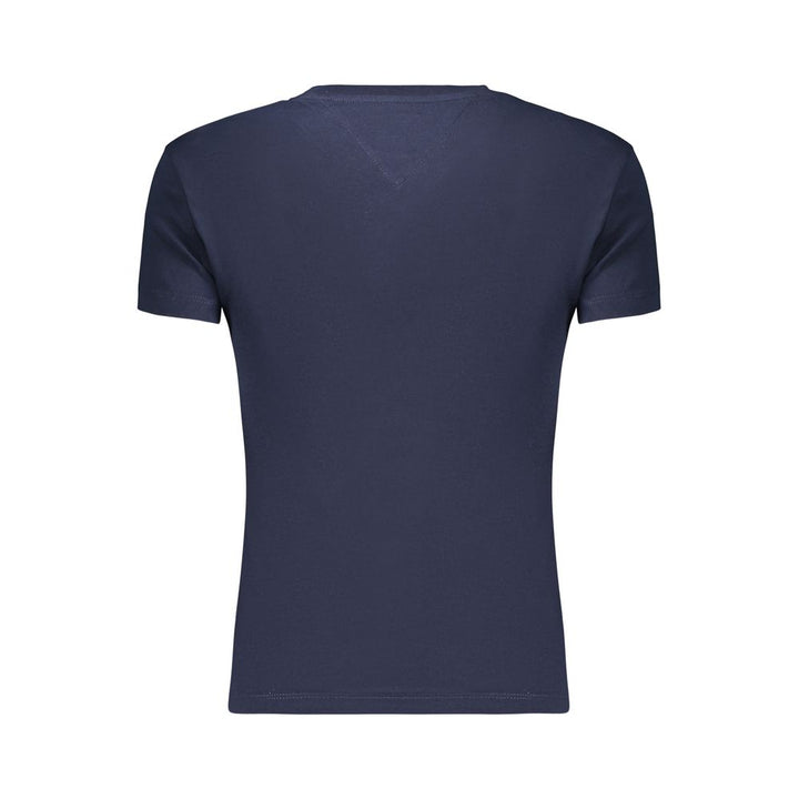 Tommy Hilfiger Blue Cotton Women T-Shirt