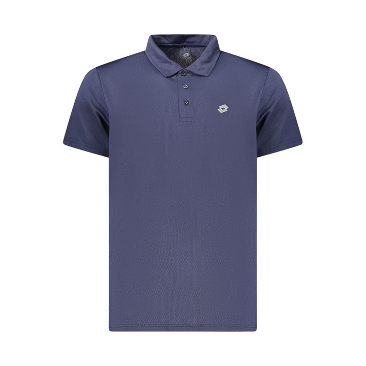 Lotto Blue Polyester Men's Polo Shirt