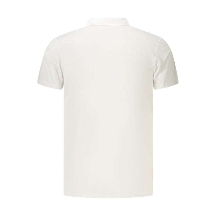 Lotto White Polyester Men's Polo Shirt