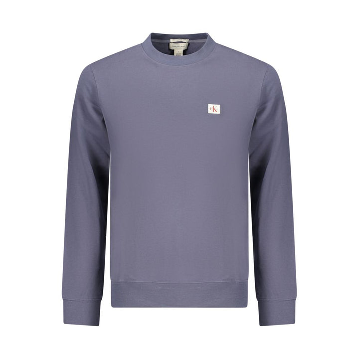 Calvin Klein Blue Cotton Men's Sweatshirt