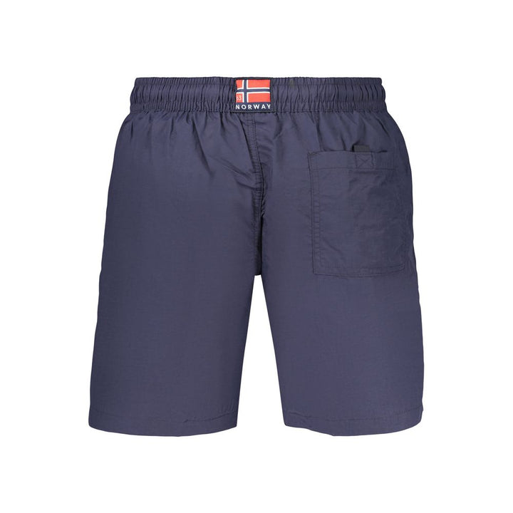 Norway 1963 Blue Polyamide Men's Swim Boxer