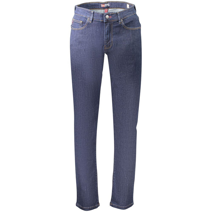 Norway 1963 Blue Cotton Men's Jean for a Timeless Casual Look