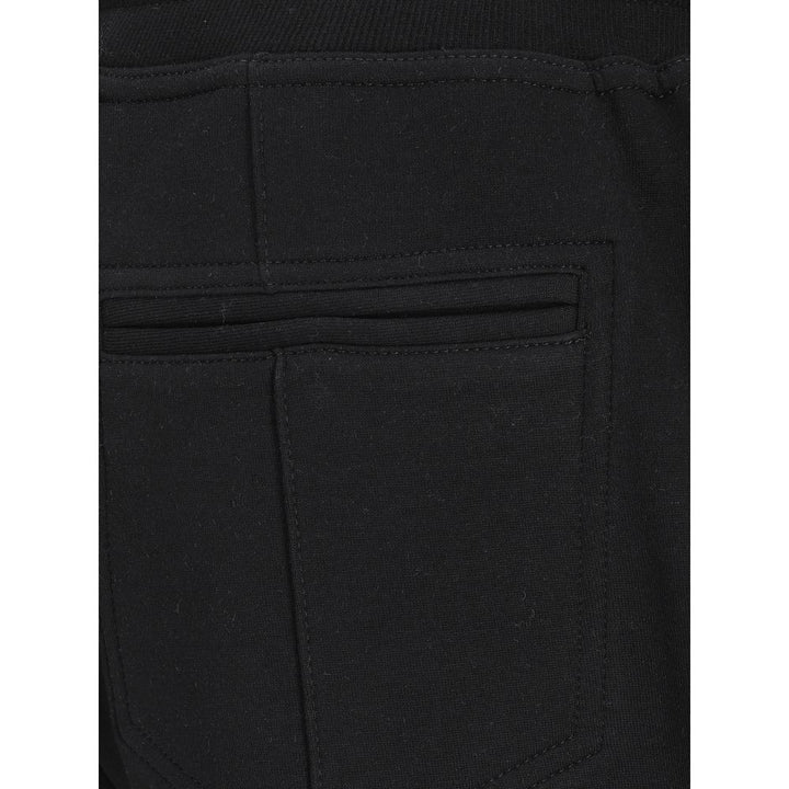 Brunello Cucinelli Black Cotton Joggers (Workout Pants)