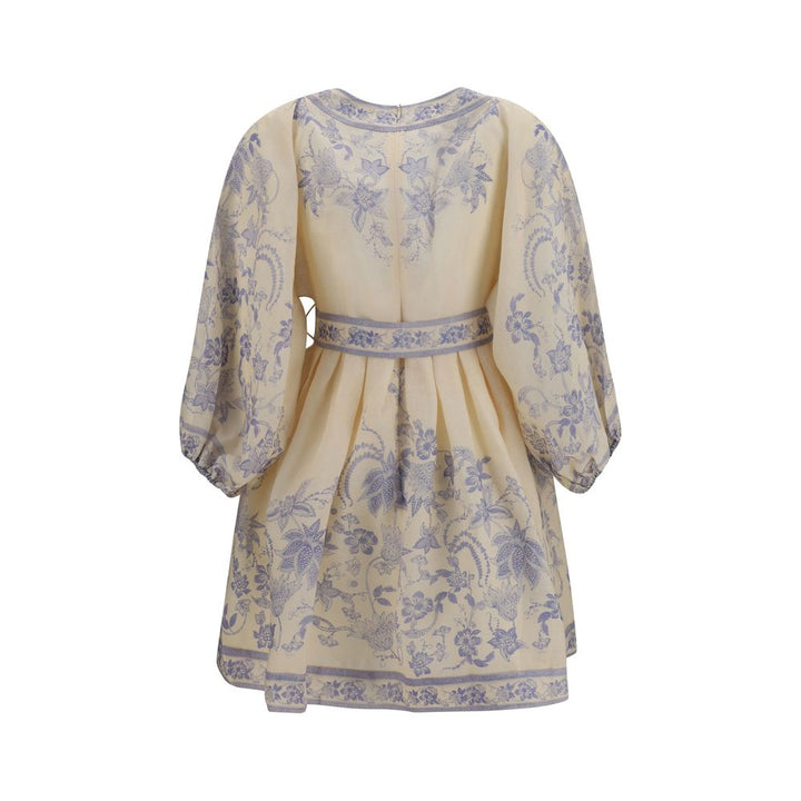 Zimmermann Multicolor Linen Casual Dress
