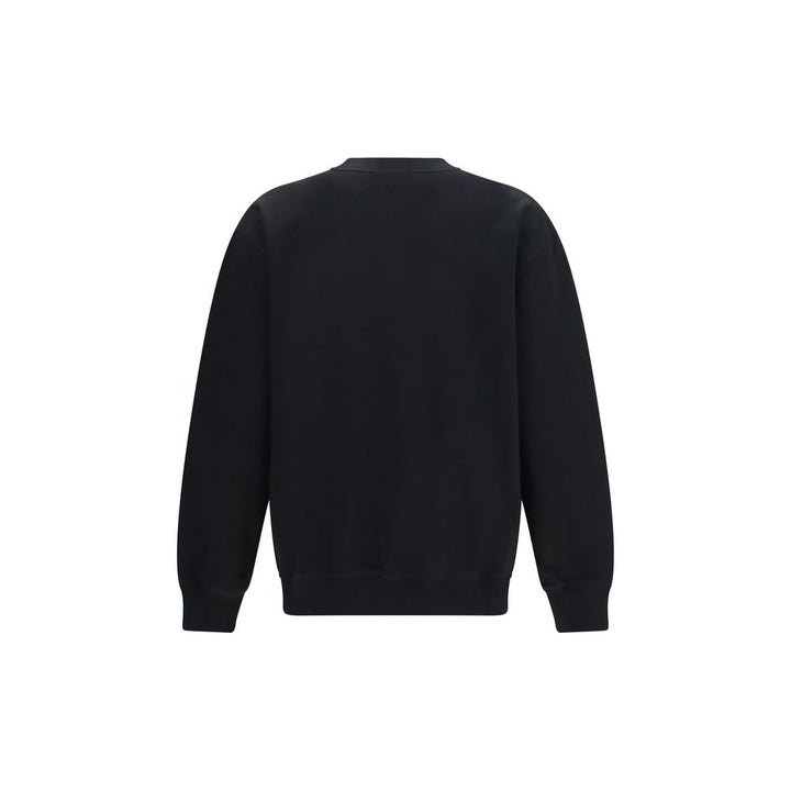 Balmain Black Cotton Sweatshirt