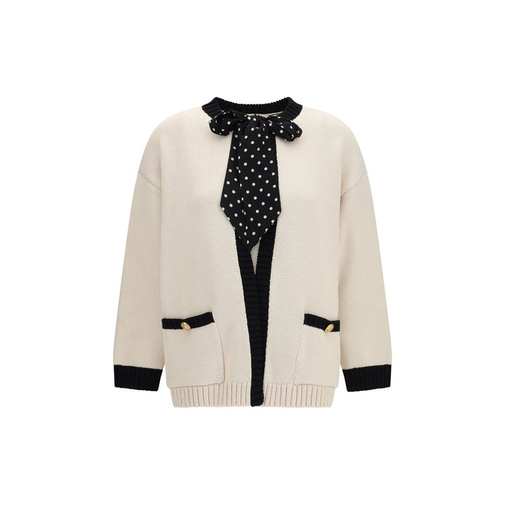 Valentino Beige Cotton Cardigan