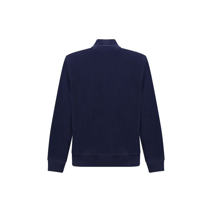 Brunello Cucinelli Blue Cotton Sweatshirt