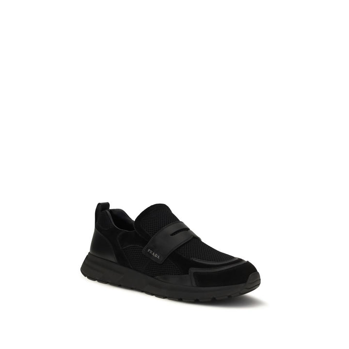 Prada Black Polyester Sneakers