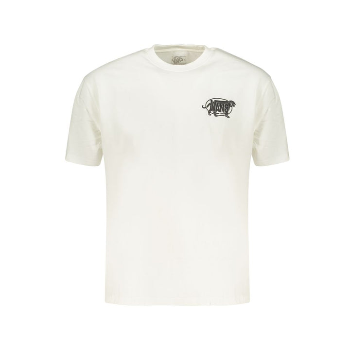 Vans White Cotton Men's T-Shirt