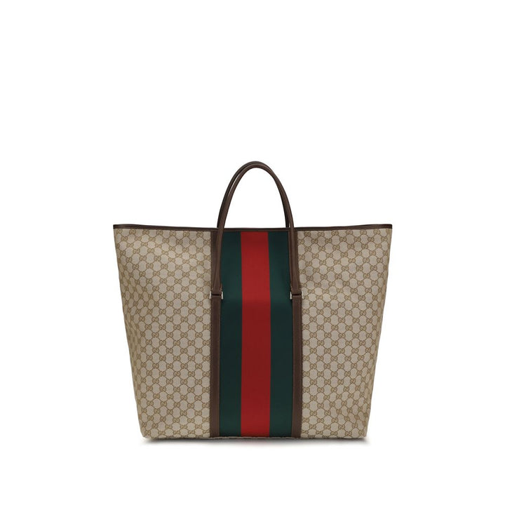 Gucci Beige Polyester Shoulder Bag