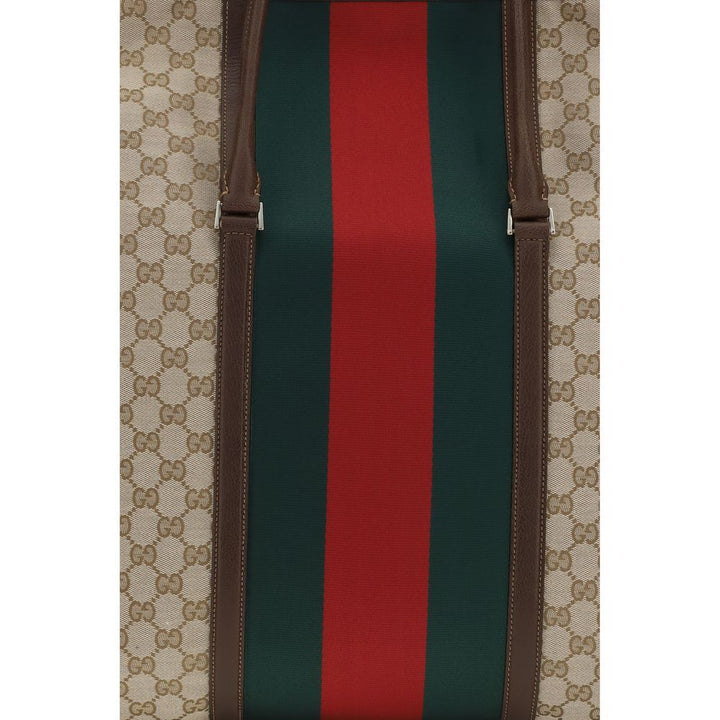 Gucci Beige Polyester Shoulder Bag