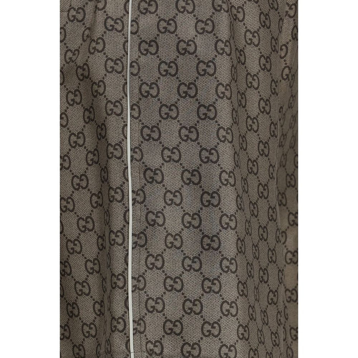 Gucci Beige Silk Bermuda Shorts