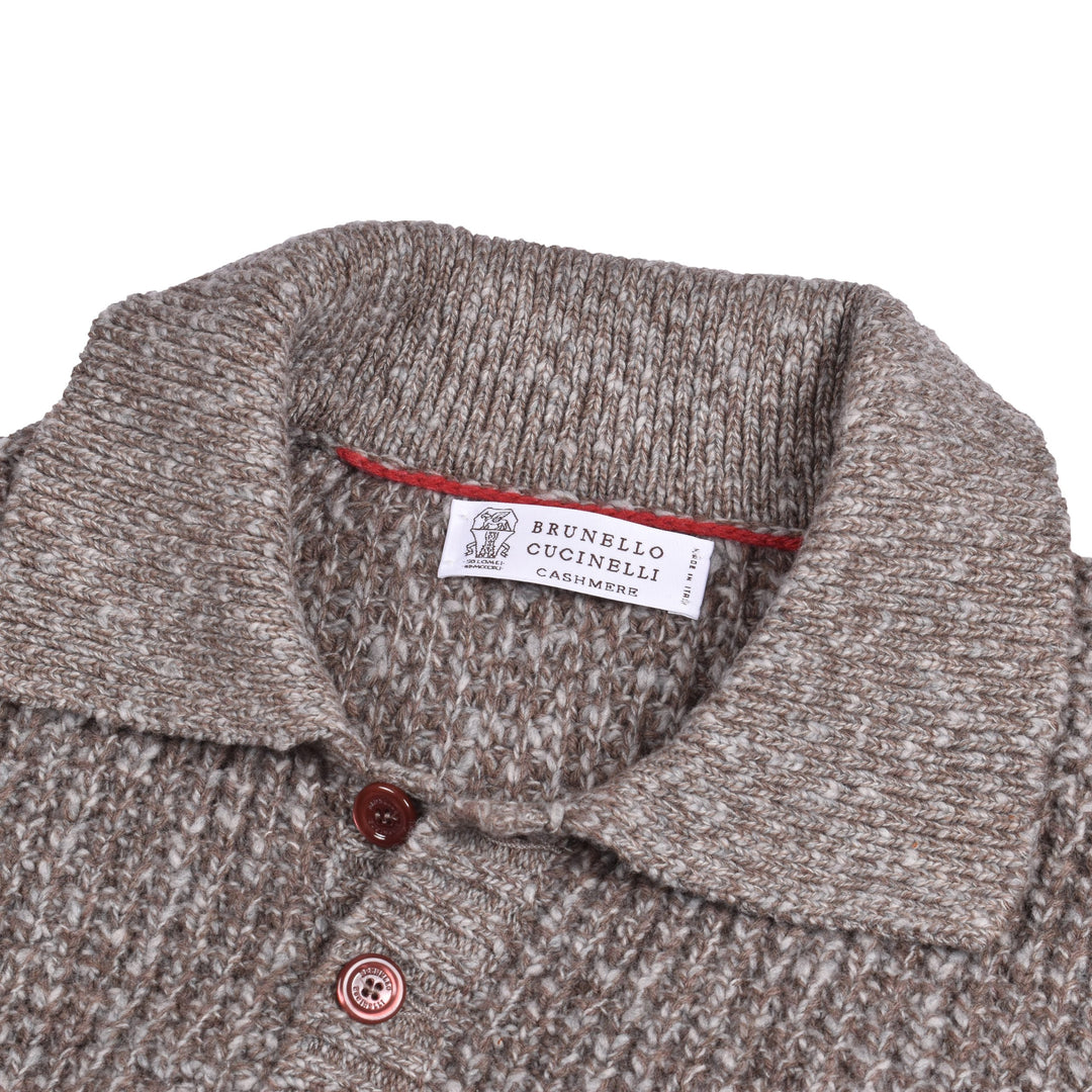 Brunello Cucinelli Brown Elastane Sweatshirt