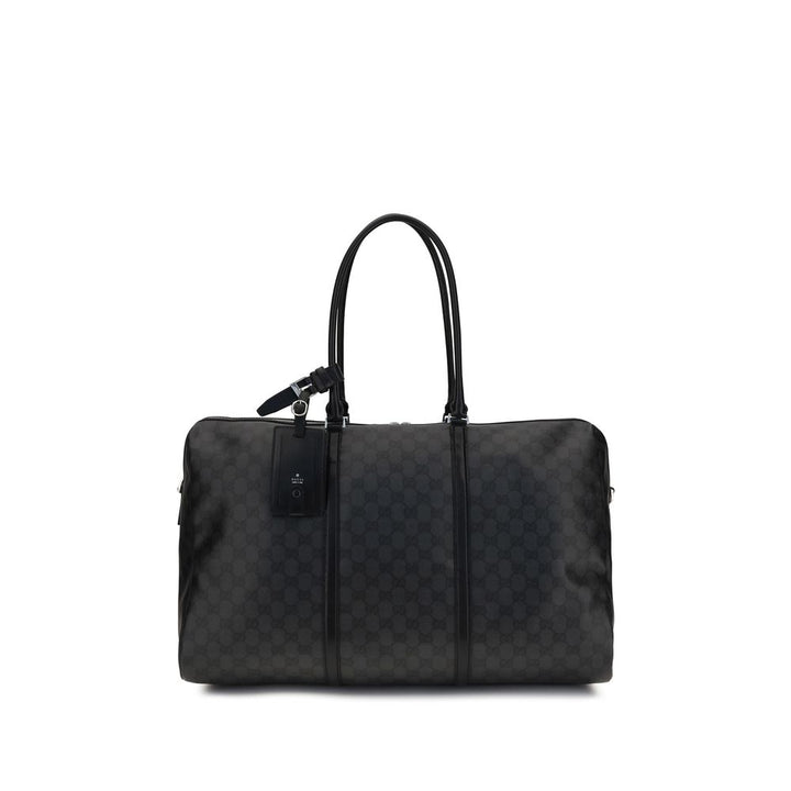 Gucci Black Cotton Shoulder Bag