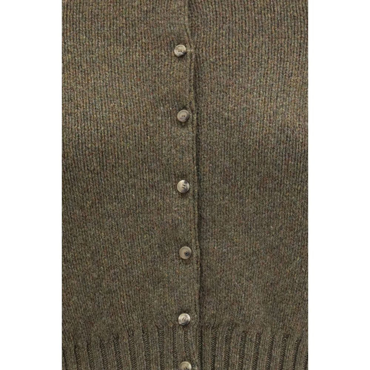 Khaite Bicolor Cashmere Cardigan