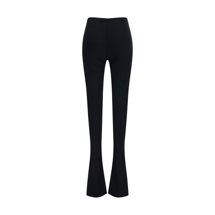 Gucci Black Viscose Flared Pants