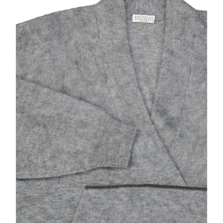 Brunello Cucinelli Gray Wool Sweatshirt