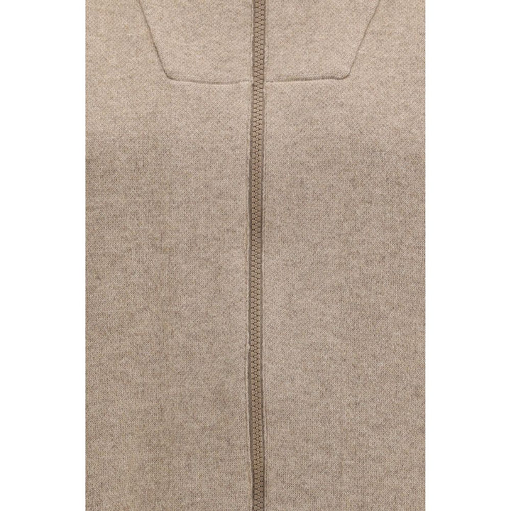 Brunello Cucinelli Beige Cashmere Cardigan