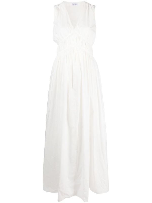 Brunello Cucinelli Natural Cotton Blouse