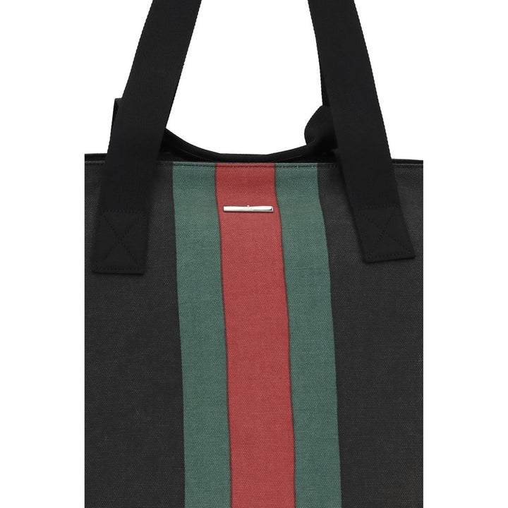 Gucci Black Cotton Shoulder Bag