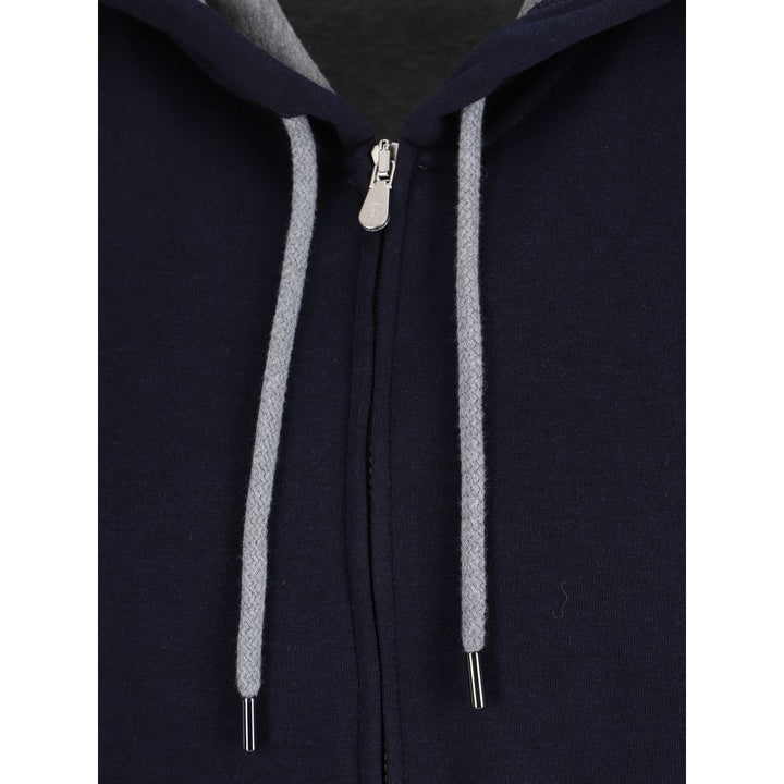 Brunello Cucinelli Blue Cotton Sweatshirt