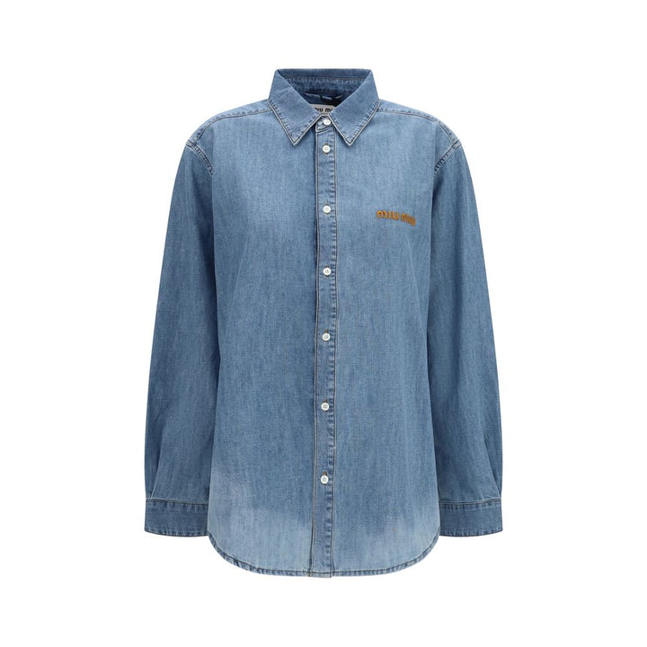 Miu Miu Blue Denim Shirt