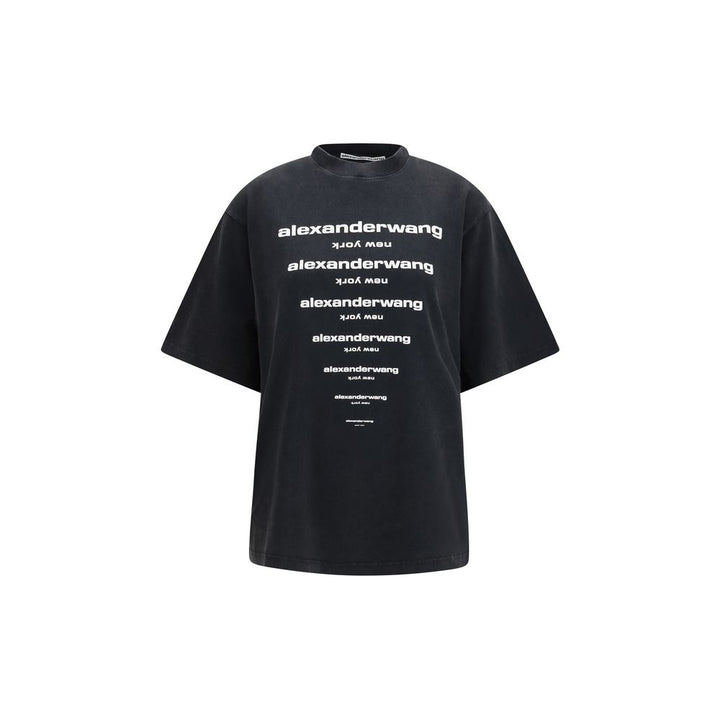 Alexander Wang Black Cotton T-Shirt