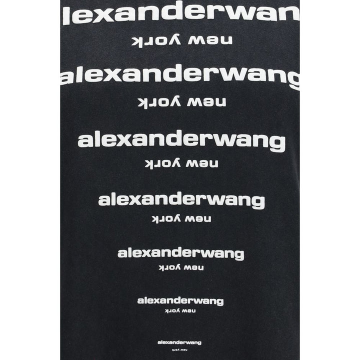 Alexander Wang Black Cotton T-Shirt