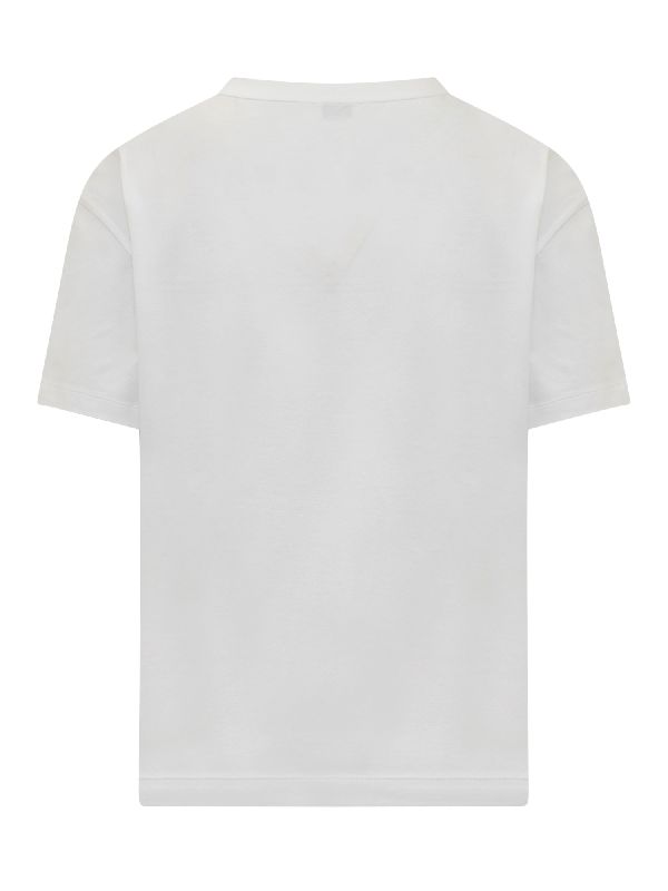 Brunello Cucinelli White Cotton T-Shirt