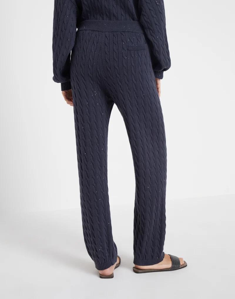 Brunello Cucinelli Blue Cotton Jumpsuit