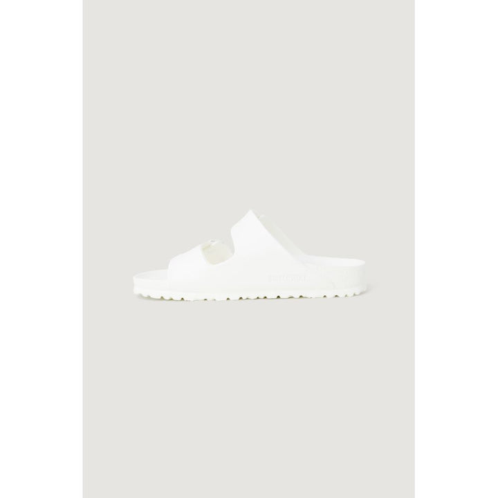 Birkenstock White Plastic Flat Sandals