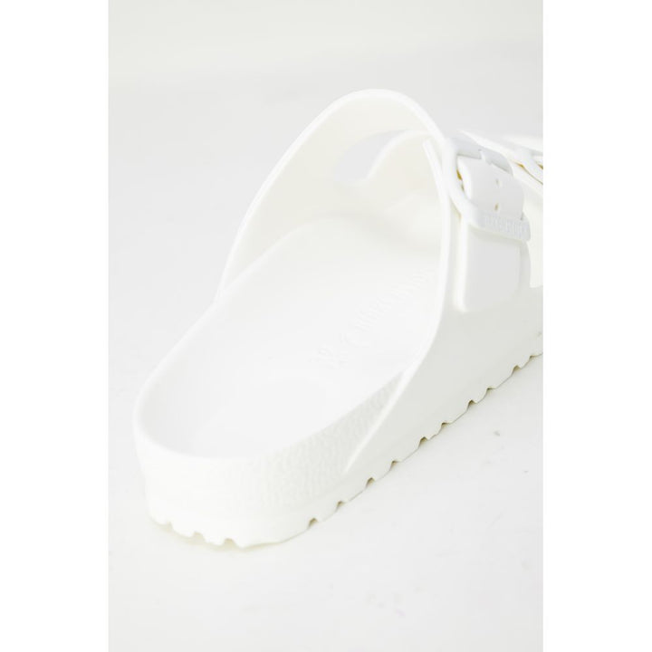 Birkenstock White Plastic Flat Sandals