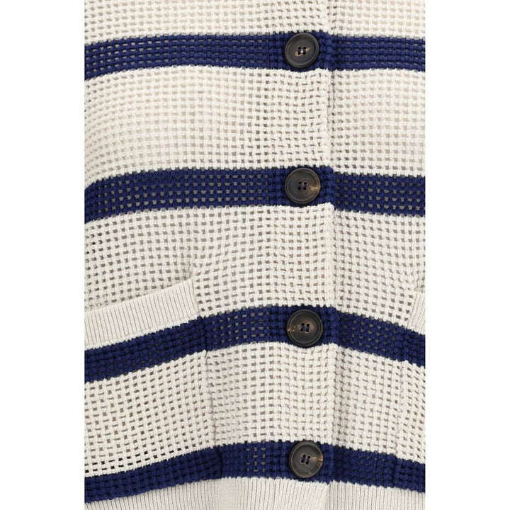 Brunello Cucinelli Multicolor Cotton Cardigan
