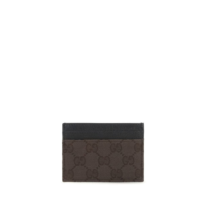 Gucci Brown Fabric Wallet