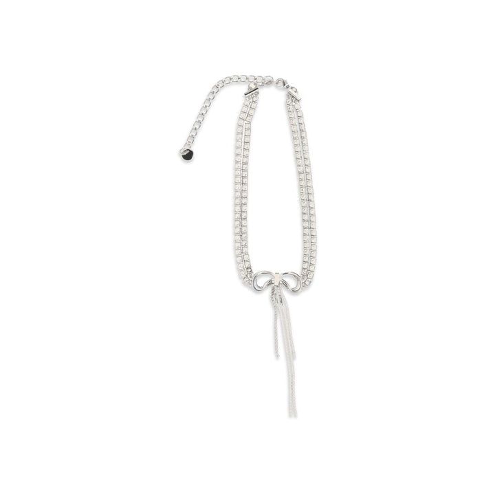 Self-Portrait Silver Brass Necklace