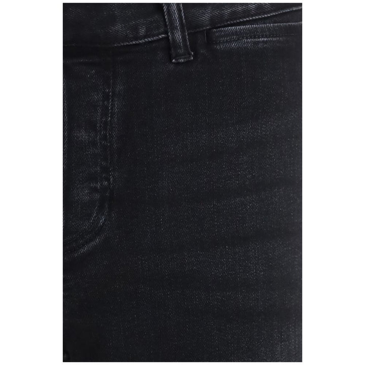 Gucci Black Cotton Flared Jeans