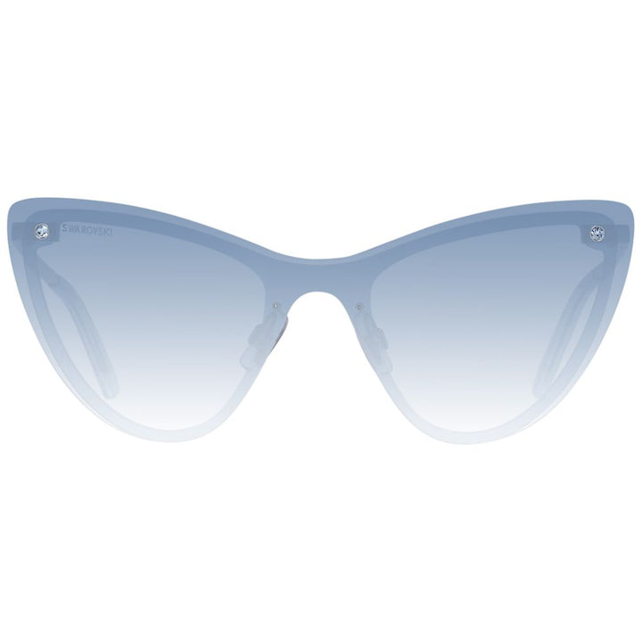 Swarovski Blue Metal Sunglasses