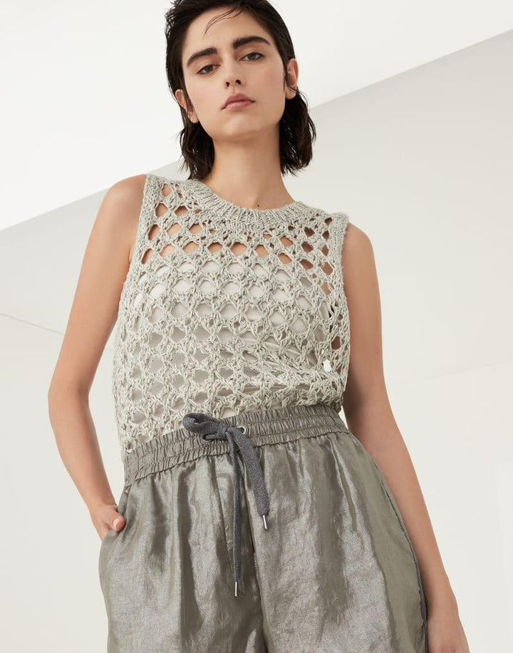 Brunello Cucinelli Bicolor Cotton Shorts