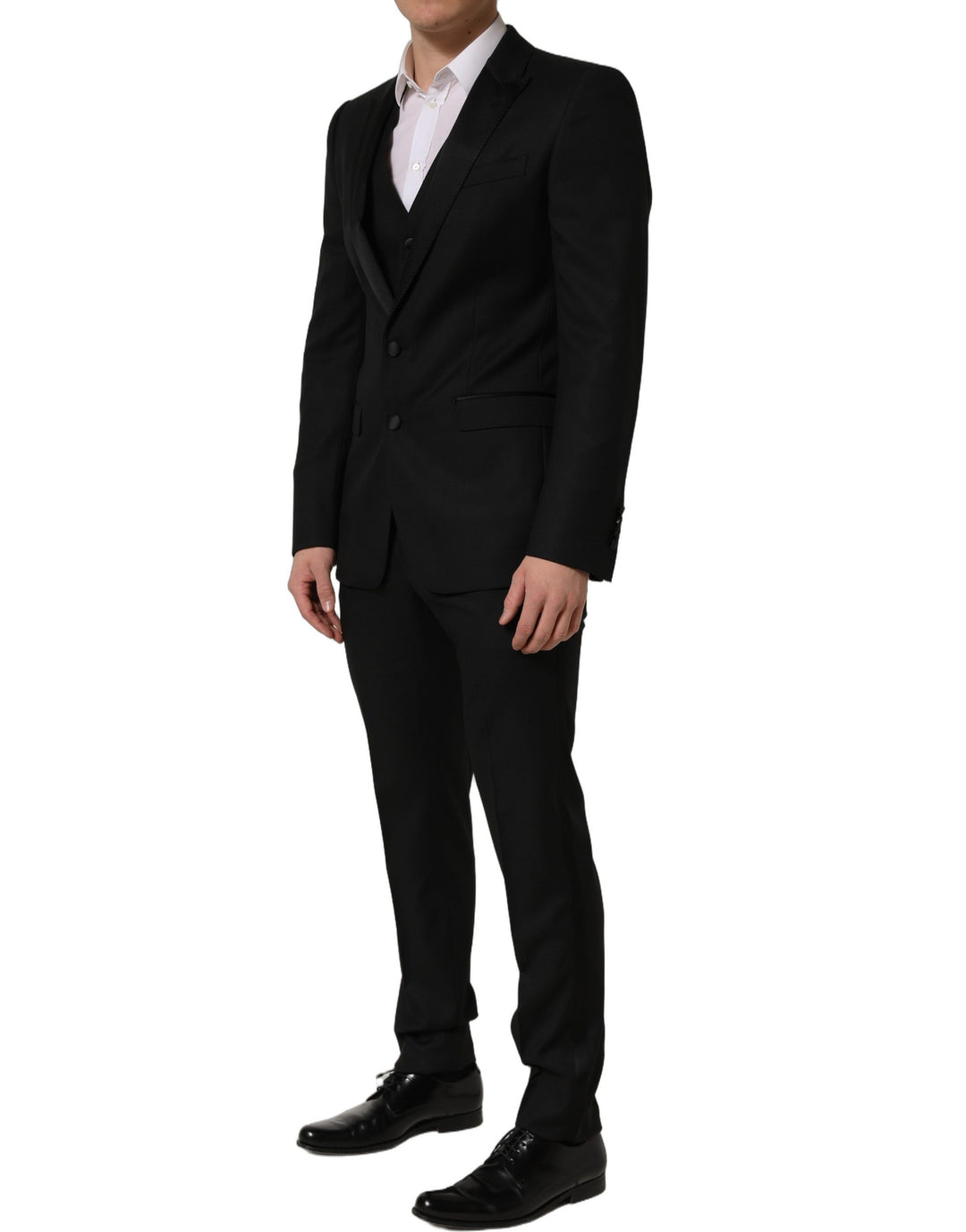Dolce & Gabbana Black MARTINI Slim Fit Formal 3 Piece Suit