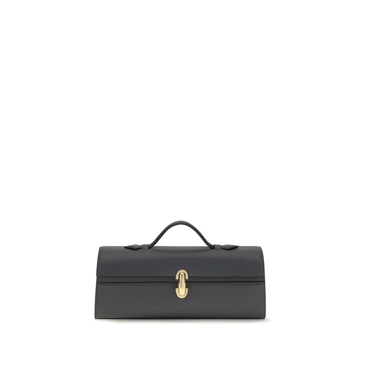 Savette Gray Calf Leather Bos Taurus Shoulder Bag