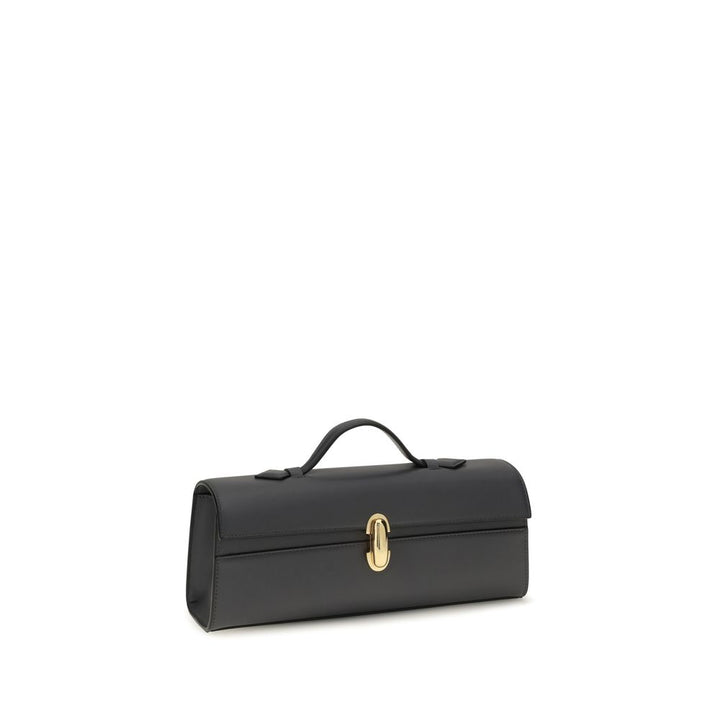 Savette Gray Calf Leather Bos Taurus Shoulder Bag