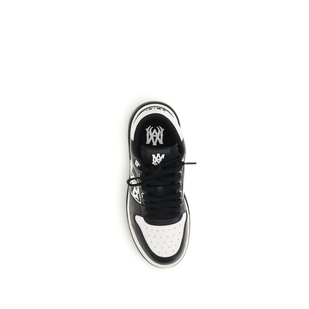 Amiri Black Calf Leather Bos Taurus Low Top Sneakers